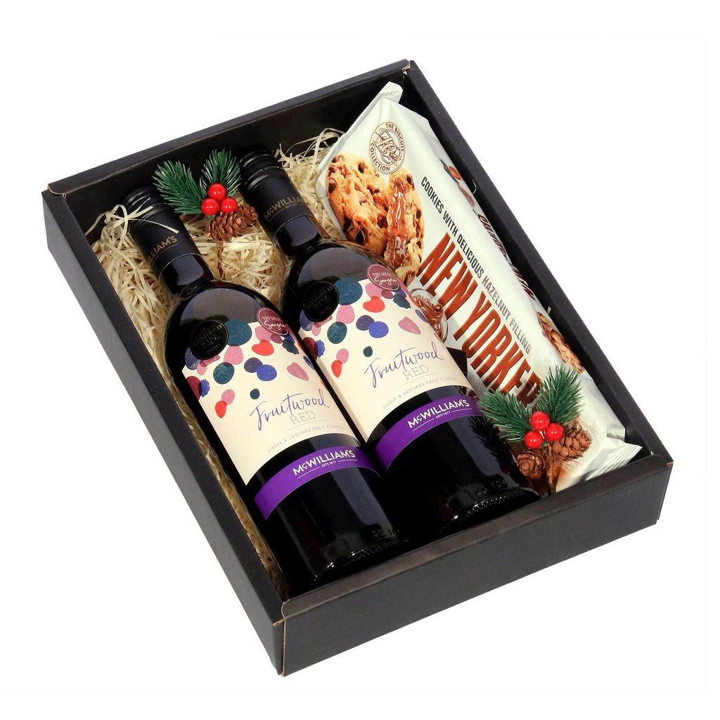 Christmas Hamper with Premium Wines | MA207 - Jade Valley Gifts & Floral Design Centre