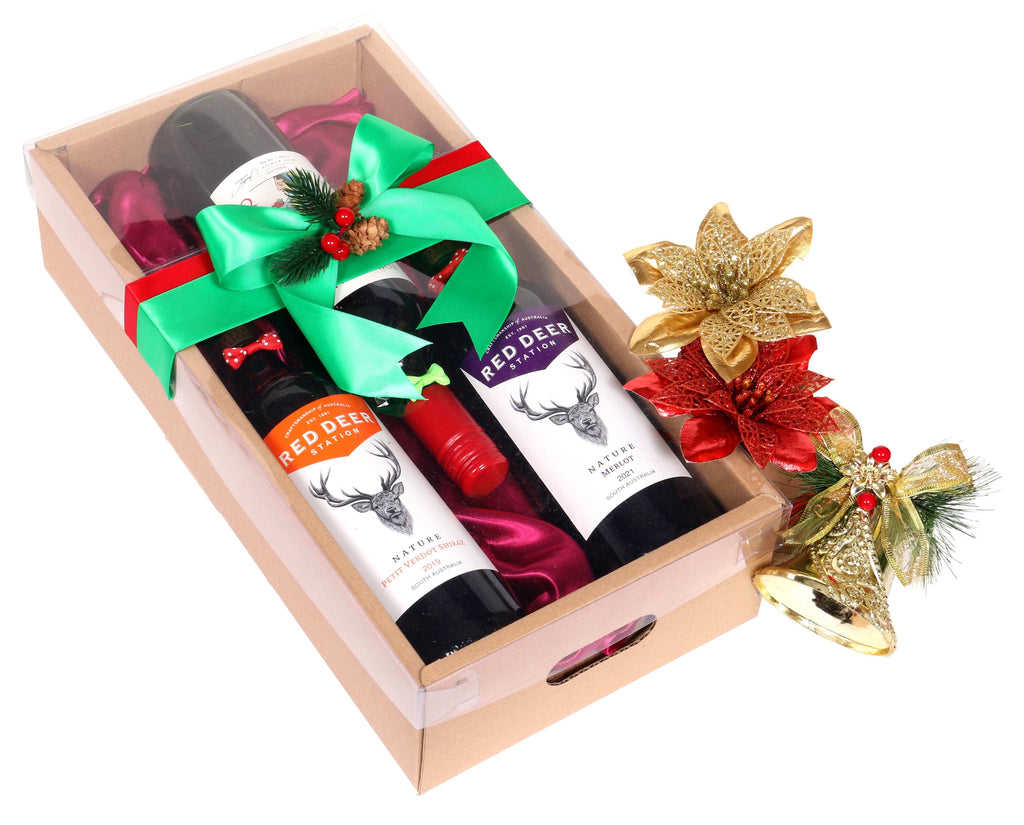 Christmas Wines Hamper | MA206 - Jade Valley Gifts & Floral Design Centre