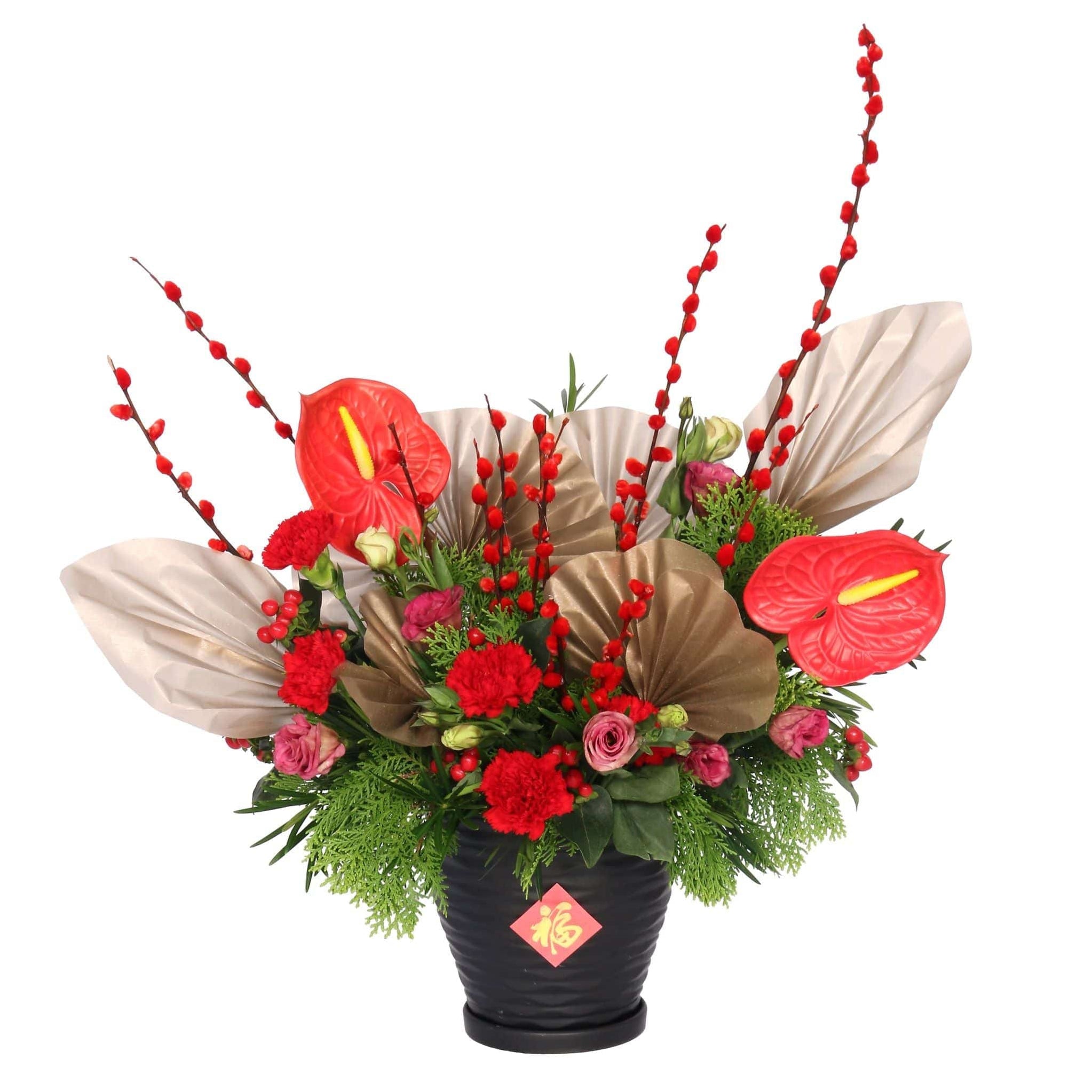 CNY Flowers Arrangements– Jade Valley Gifts & Floral Design Centre