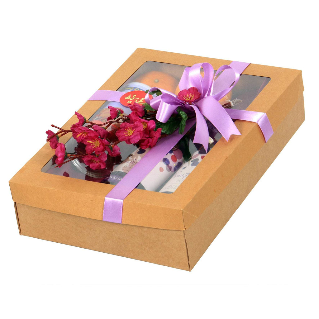 CNY Gift Box with Australian Red Wines | CB364 - Jade Valley Gifts & Floral Design Centre