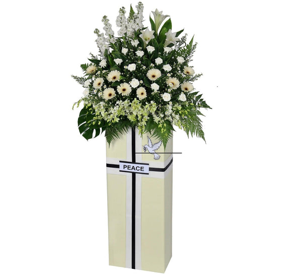 Condolence Flower Funeral Wreath | C435B - Jade Valley Gifts & Floral Design Centre