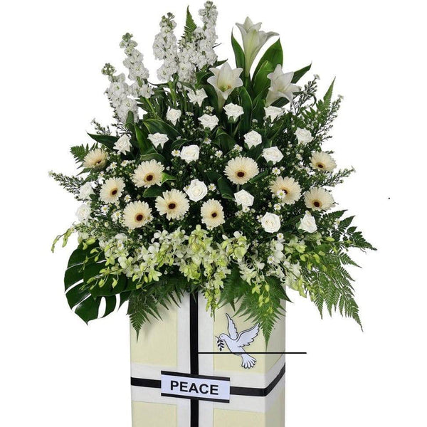 Condolence Flower Funeral Wreath | C435B - Jade Valley Gifts & Floral Design Centre