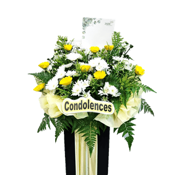 Condolence Flower Funeral Wreath | W562 - Jade Valley Gifts & Floral Design Centre
