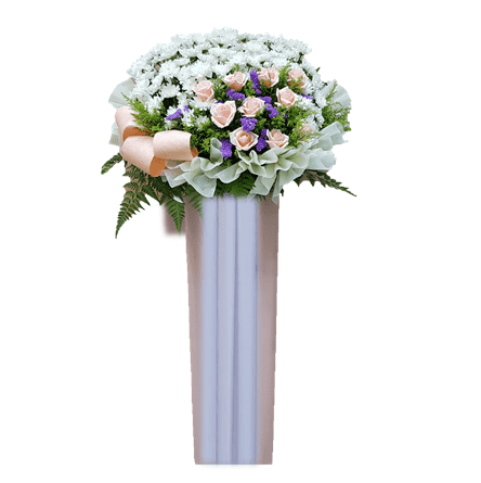 Condolence Flower Funeral Wreath | W564 - Jade Valley Gifts & Floral Design Centre