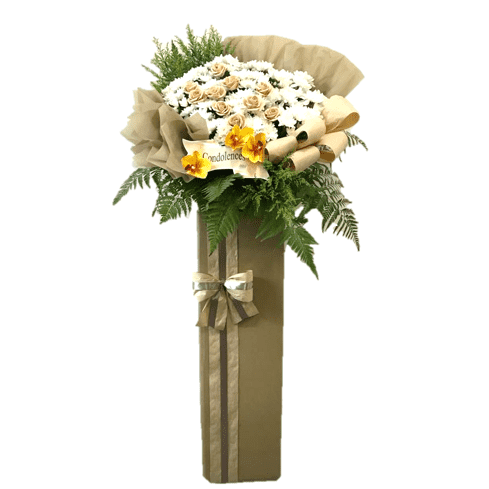 Condolence Flower Funeral Wreath | W565 - Jade Valley Gifts & Floral Design Centre