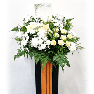 Condolence Flower Funeral Wreath | W580 - Jade Valley Gifts & Floral Design Centre