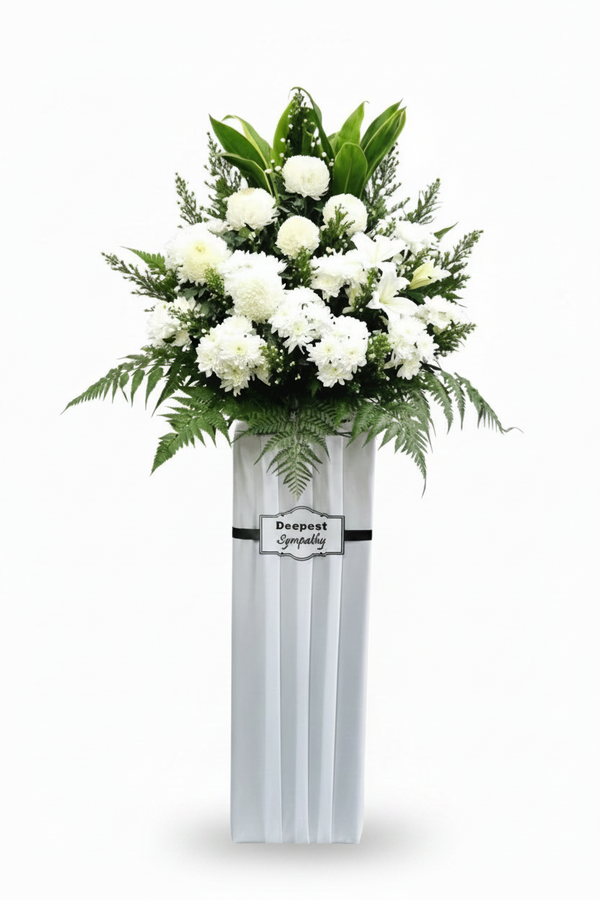 Condolence Flower Funeral Wreath | W584 - Jade Valley Gifts & Floral Design Centre