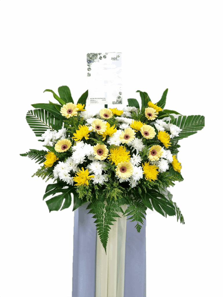 Condolence Flower Funeral Wreath | W604 - Jade Valley Gifts & Floral Design Centre