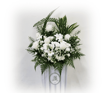 Condolence Flower Funeral Wreath | W622 - Jade Valley Gifts & Floral Design Centre
