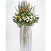 Condolence Wreath - Premium Fresh Flowers 220cm | W510 - Jade Valley Gifts & Floral Design Centre