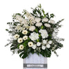 Condolence Wreath with Fresh Cut Flowers 180cm | W485 - Jade Valley Gifts & Floral Design Centre