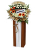 Condolence Wreath with Fresh Cut Flowers | W470 - Jade Valley Gifts & Floral Design Centre
