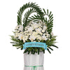 Condolence Wreath with Fresh Cut Flowers | W473 - Jade Valley Gifts & Floral Design Centre