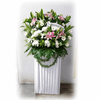 Condolence Wreath with Fresh Cut Lilies 200cm | W505 - Jade Valley Gifts & Floral Design Centre