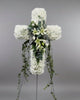 Cross Wreath with Calla Lilies | C351 - Jade Valley Gifts & Floral Design Centre