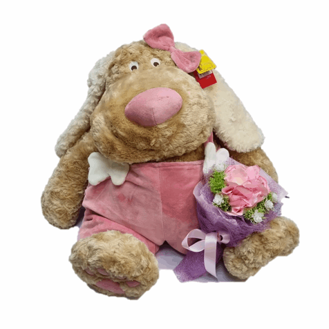 Fluffy Plush Soft Toy Bear | GT223 - Jade Valley Gifts & Floral Design Centre