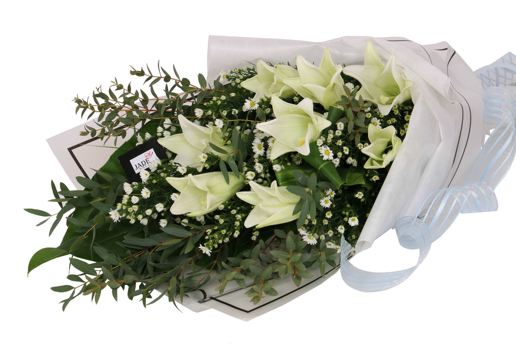 Fresh Cut Lilies Large Hand Bouquet | BQ151 - Jade Valley Gifts & Floral Design Centre