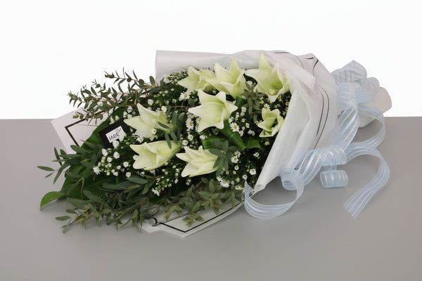 Fresh Cut Lilies Large Hand Bouquet | BQ151 - Jade Valley Gifts & Floral Design Centre