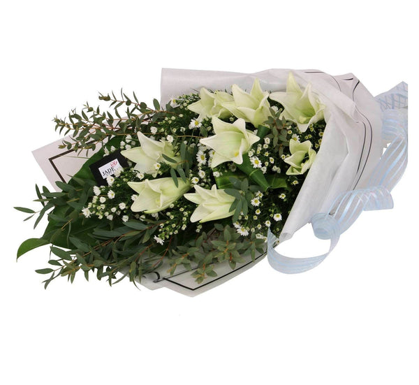 Fresh Cut Lilies Large Hand Bouquet | BQ151 - Jade Valley Gifts & Floral Design Centre