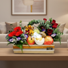 Fruit & Flowers Get Well Basket - 2 sizes | FF168 - Jade Valley Gifts & Floral Design Centre