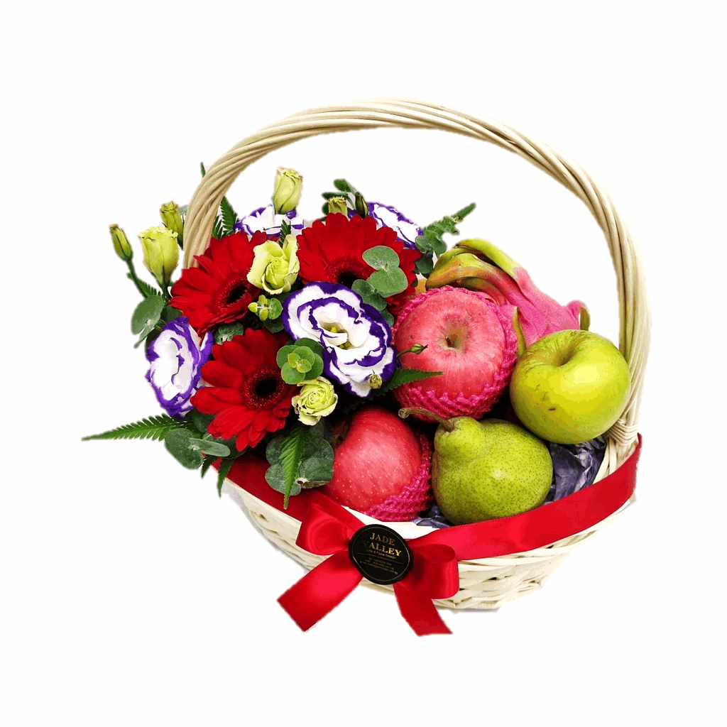 Fruit & Flowers Get Well Basket | FF164 - Jade Valley Gifts & Floral Design Centre