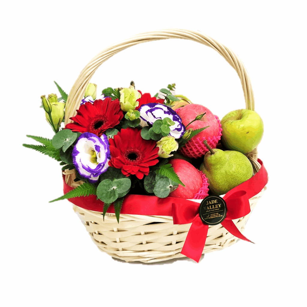 Fruit & Flowers Get Well Basket | FF164 - Jade Valley Gifts & Floral Design Centre