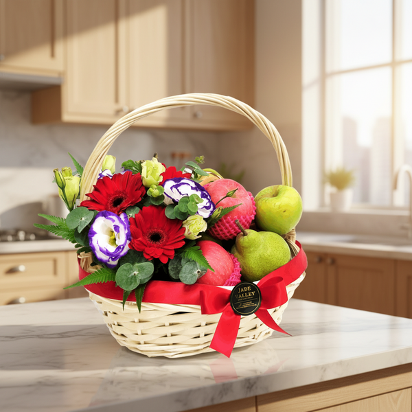 Fruit & Flowers Get Well Basket | FF164 - Jade Valley Gifts & Floral Design Centre