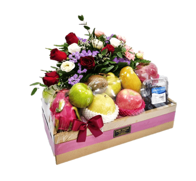 Fruit & Flowers Get Well Basket | FF165 - Jade Valley Gifts & Floral Design Centre