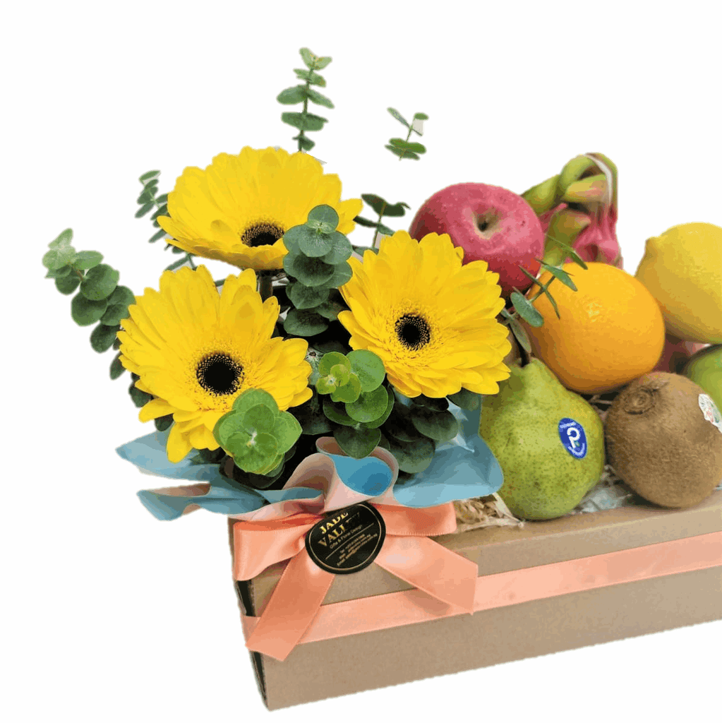 Fruits & Flowers Get Well Hamper | FF148 - Jade Valley Gifts & Floral Design Centre