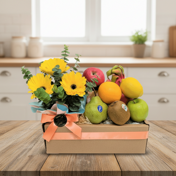 Fruits & Flowers Get Well Hamper | FF148 - Jade Valley Gifts & Floral Design Centre