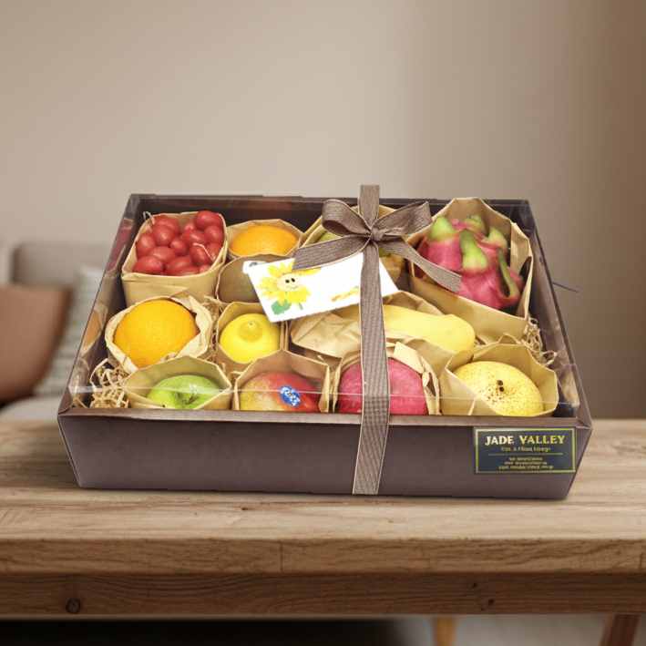 Fruits & Flowers Get Well Hamper | FF161 - Jade Valley Gifts & Floral Design Centre