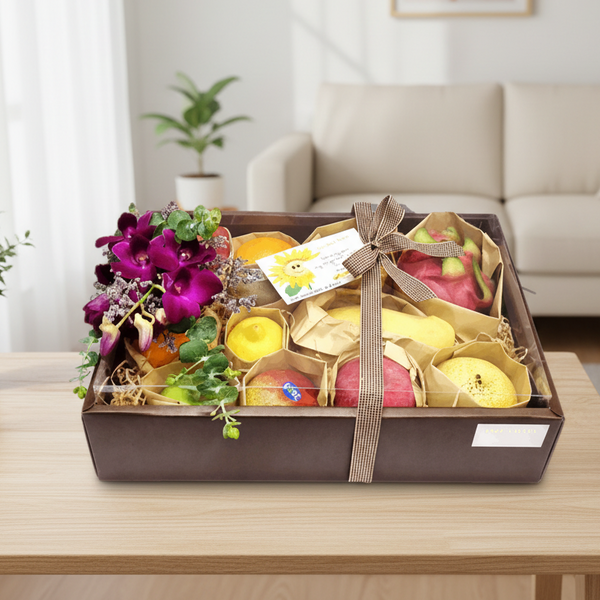 Fruits & Flowers Get Well Hamper | FF161 - Jade Valley Gifts & Floral Design Centre