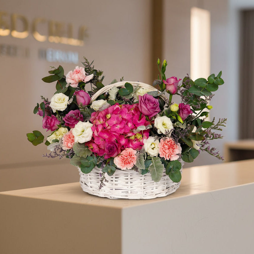 Garden in a Basket Table flowers | TB145 - Jade Valley Gifts & Floral Design Centre