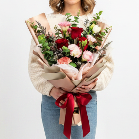 Hand Bouquet/BQ157 - Jade Valley Gifts & Floral Design Centre