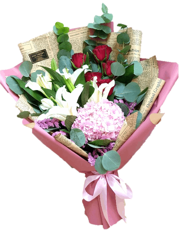 Hand Bouquet/BQ169 - Jade Valley Gifts & Floral Design Centre