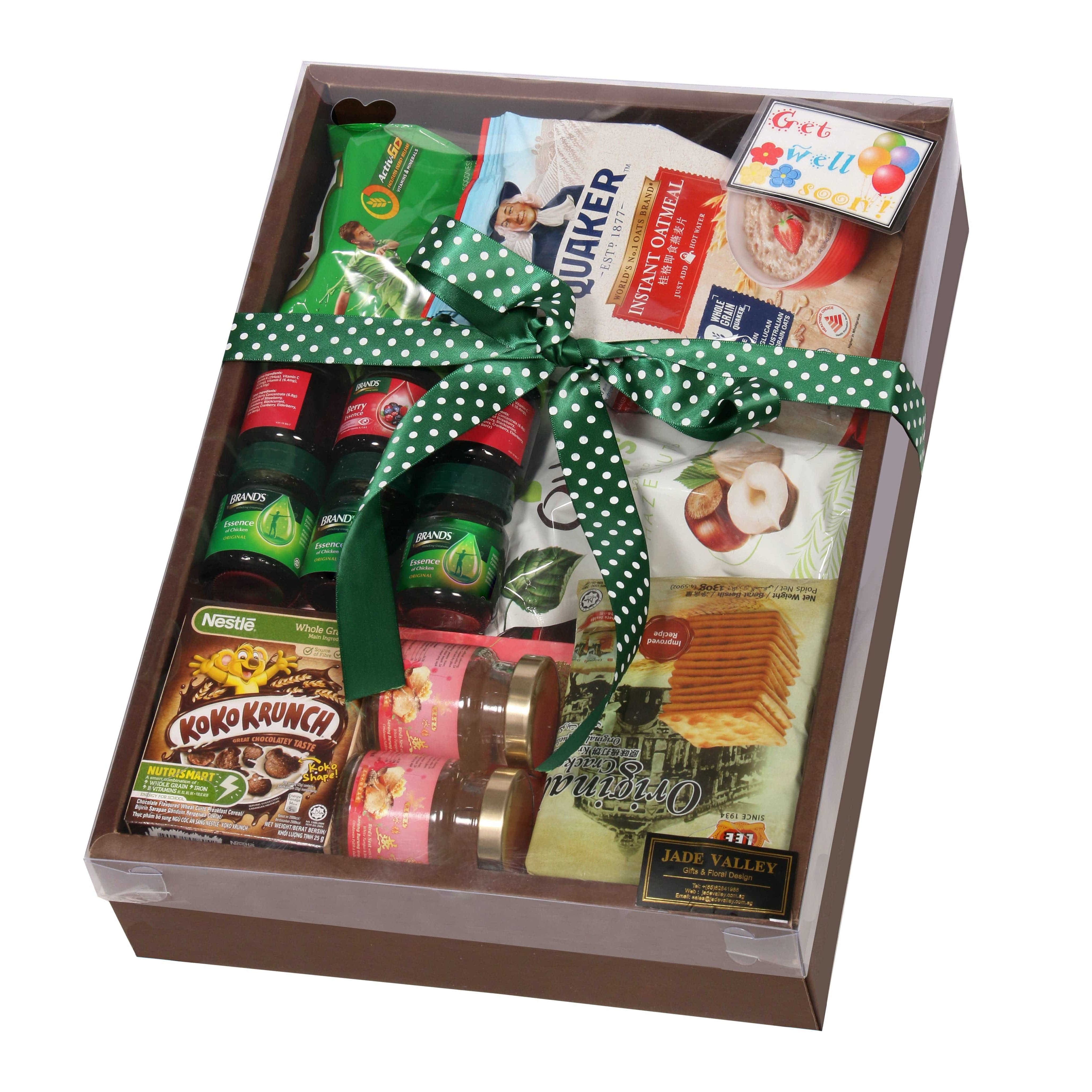 Health Foods Get Well Hamper | HF219 | Jade Valley Gifts & Floral ...