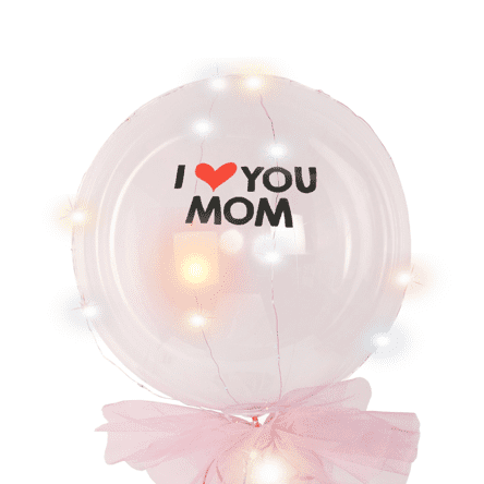 Light Up Balloon with Flowers  | MD84 - Jade Valley Gifts & Floral Design Centre