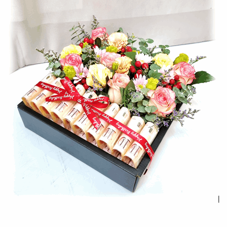 Money Box Flowers | MD102 - Jade Valley Gifts & Floral Design Centre