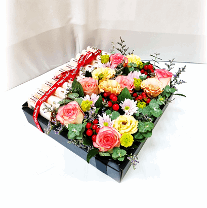 Money Box Flowers | MD102 - Jade Valley Gifts & Floral Design Centre