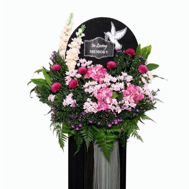 NEW! Condolence Flower Funeral Wreath | W625 - Jade Valley Gifts & Floral Design Centre