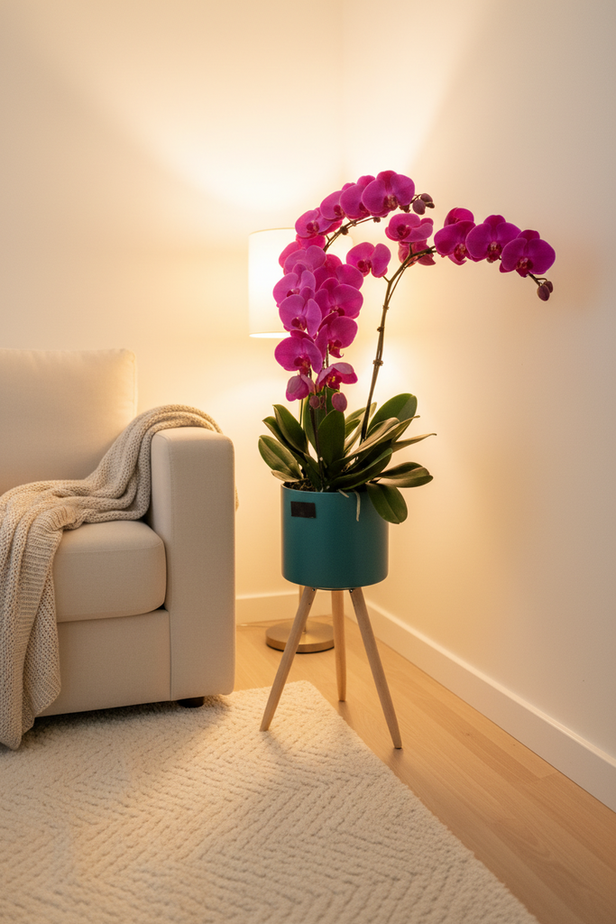 Phalaenopsis Real Potted Orchids In Stand | TB147 - Jade Valley Gifts & Floral Design Centre