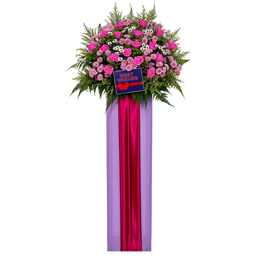 Pink & Purple Opening Stand | FO207 - Jade Valley Gifts & Floral Design Centre