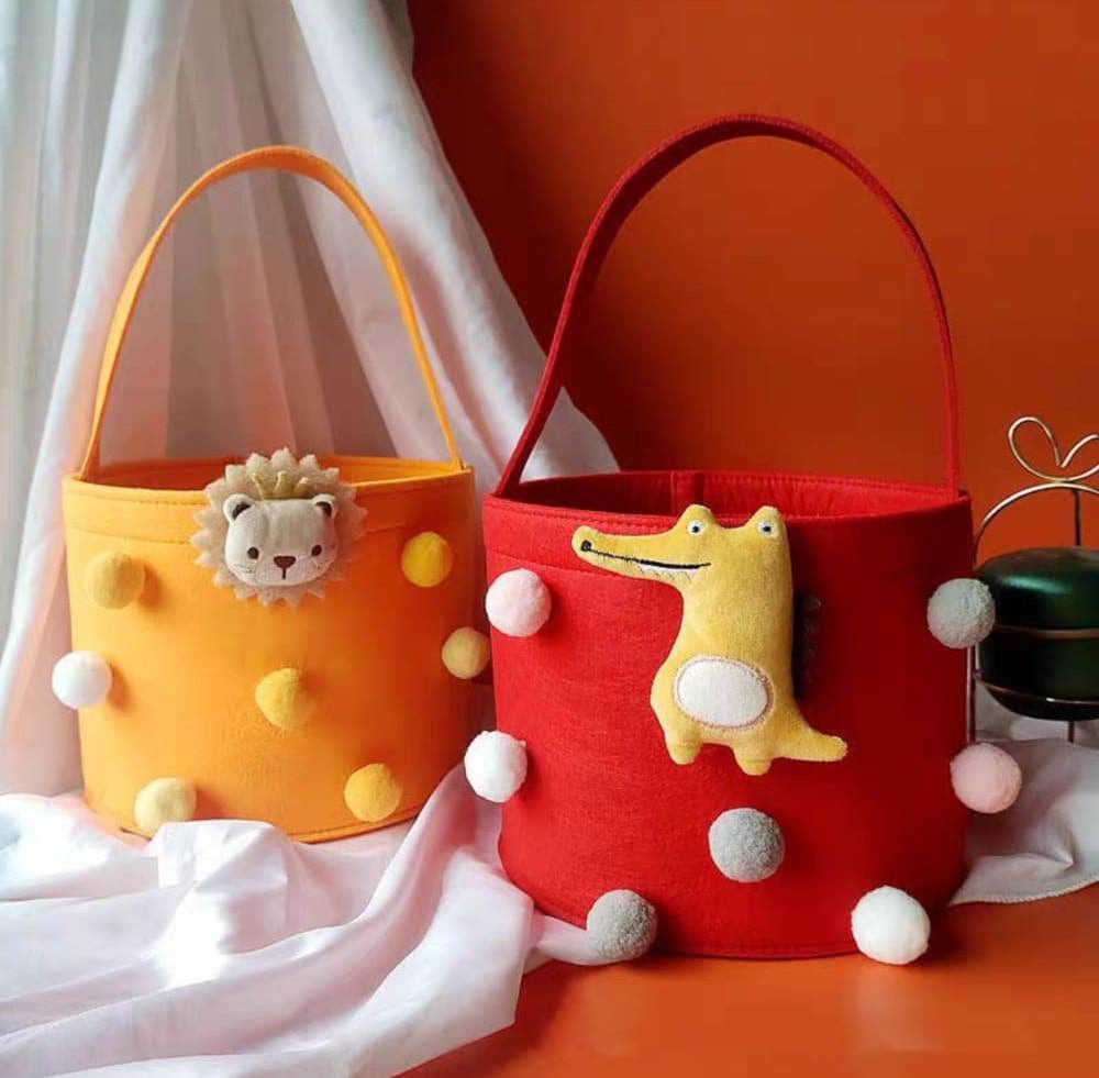 Plush Baby Basket Hamper | B259 - Jade Valley Gifts & Floral Design Centre