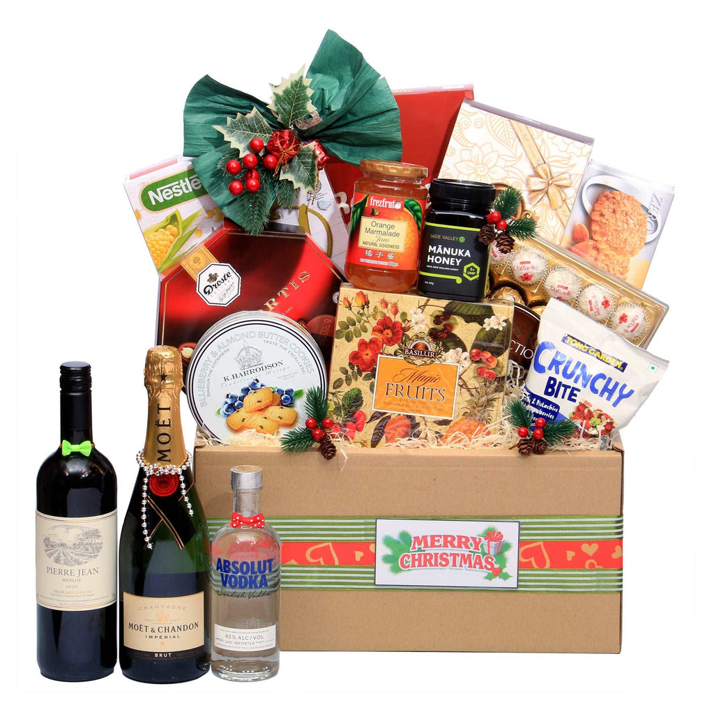 Premium Wines Christmas Hamper | MA223 - Jade Valley Gifts & Floral Design Centre