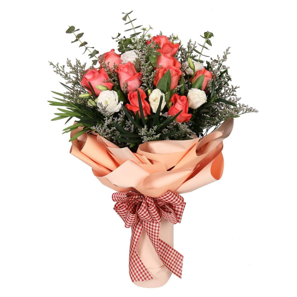 Rose Hand Bouquet | BQ132 - Jade Valley Gifts & Floral Design Centre
