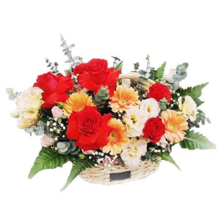 Roses and Gerbera Daisies | MD85 - Jade Valley Gifts & Floral Design Centre