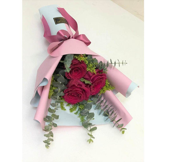 Roses Hand Bouquet | BQ159 - Jade Valley Gifts & Floral Design Centre