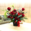 Valentine's Day Rose Bouquet | Easy To Carry Vase | VT10 - Jade Valley Gifts & Floral Design Centre