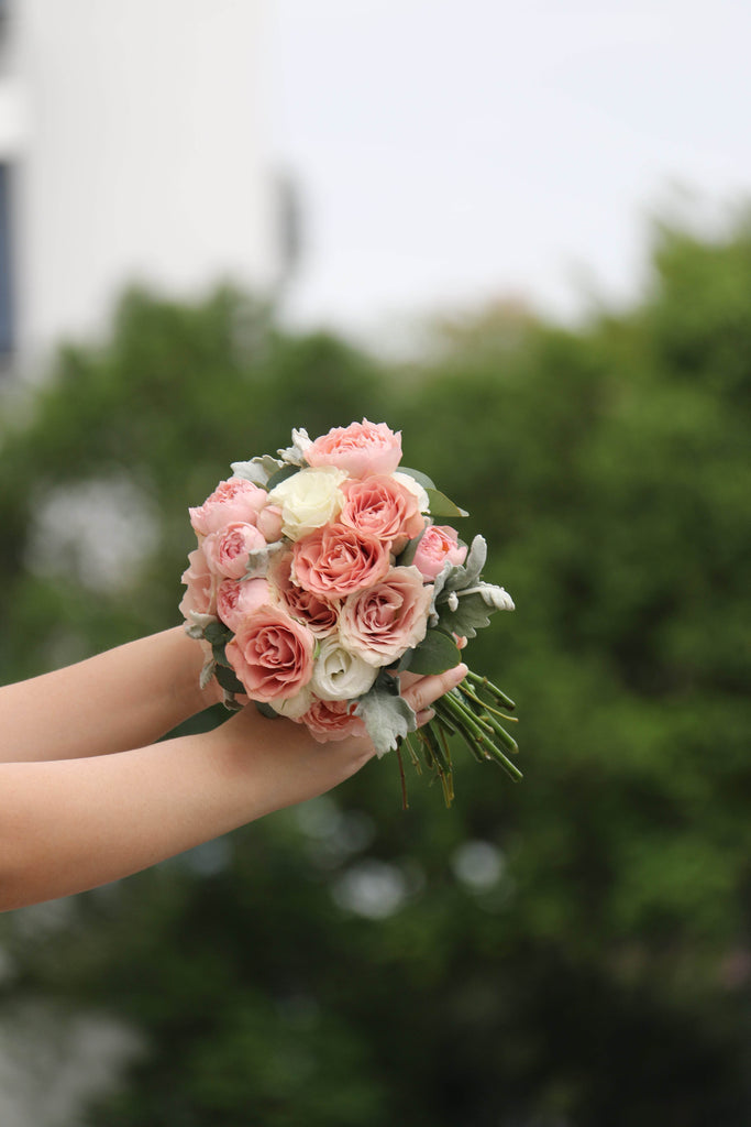 Wedding Bridal Bouquet with Corsages | WDB26 - Jade Valley Gifts & Floral Design Centre