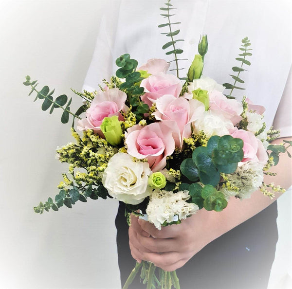 Wedding Bridal Bouquet with Corsages | WDB30 - Jade Valley Gifts & Floral Design Centre